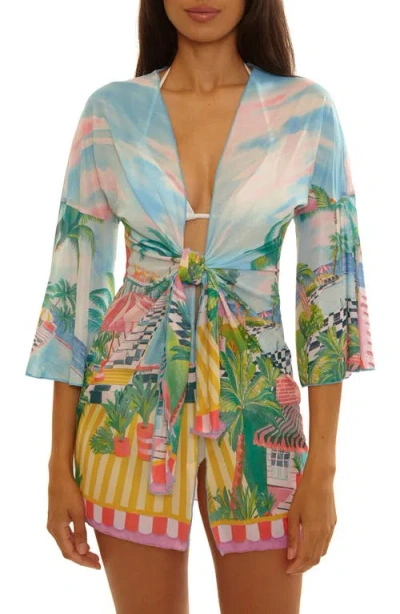 Becca Miami Beach Cover-up Tunic In Multi