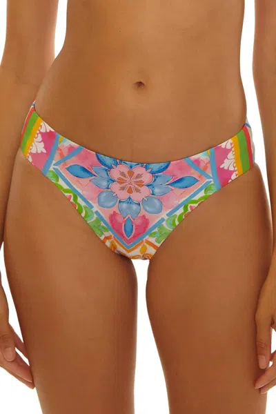 Becca Mijas American Tab Bikini Bottom In Multicolor