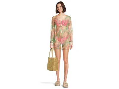 Becca Mirage Fishnet Tunic In Multi
