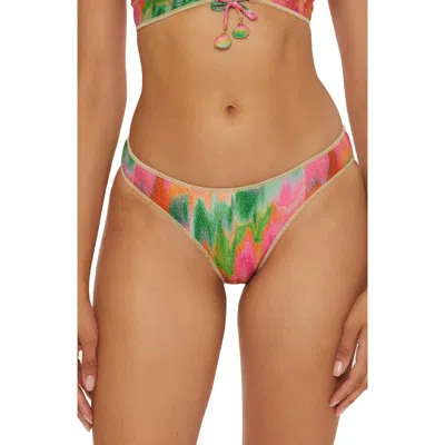 Becca Mirage Hipster Bikini Bottoms In Pink Multi