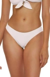 Becca Modern Edge Hipster Bikini Bottoms In White