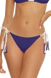 Becca Modern Edge Reversible Bikini Bottoms In Starry Night