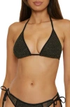 Becca Network Triangle Bikini Top In Black