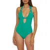 Becca O-ring One-piece Swimsuit In Peacock
