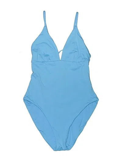 Pre-owned Becca One Piece Swimsuit In Blue