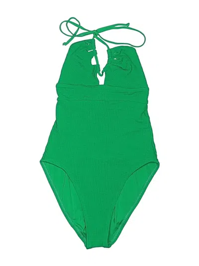 Pre-owned Becca One Piece Swimsuit In Green