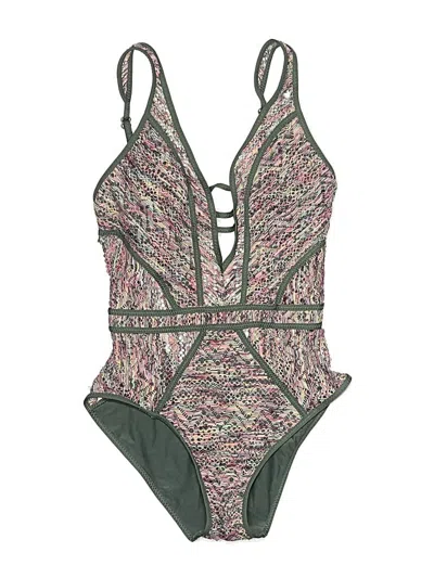 Pre-owned Becca One Piece Swimsuit In Green