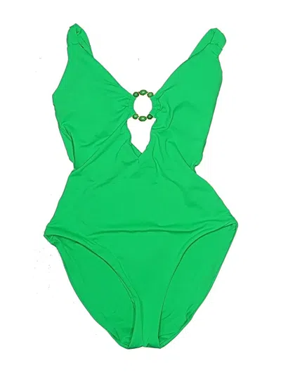 Pre-owned Becca One Piece Swimsuit In Green