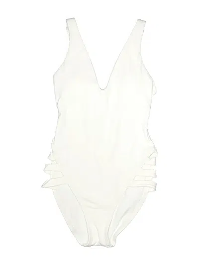 Pre-owned Becca One Piece Swimsuit In Ivory