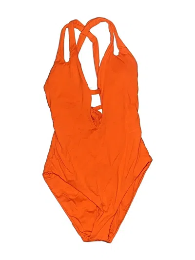 Pre-owned Becca One Piece Swimsuit In Orange