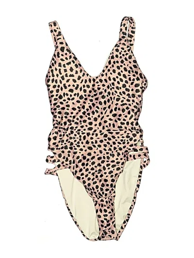 Pre-owned Becca One Piece Swimsuit In Tan