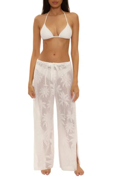 Becca Palm Island Cover-up Pants In White
