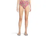 Becca Polynesia Lily Bottom Swimwear Women's Multi Textured High Waist Buu1009 In Multi