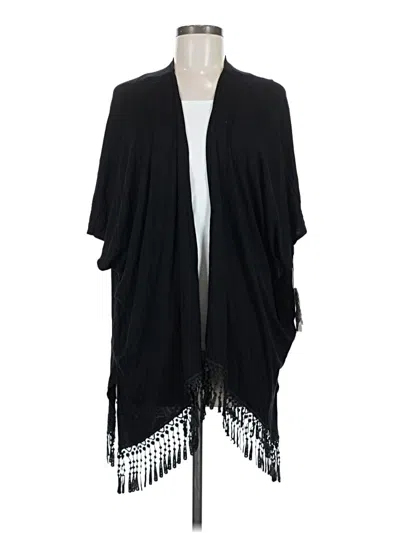 Pre-owned Becca Poncho In Black