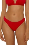 Becca Riviera Hipster Bikini Bottoms In Red