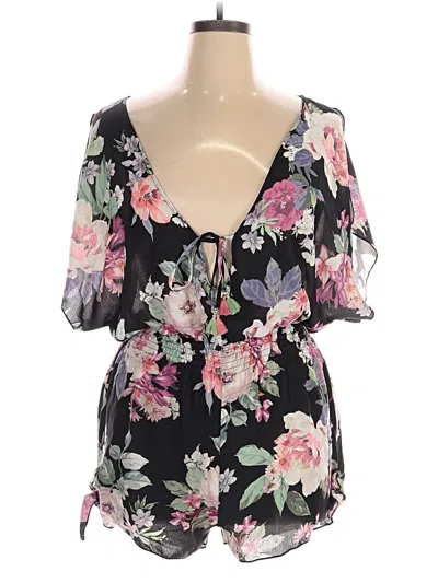 Pre-owned Becca Romper In Black