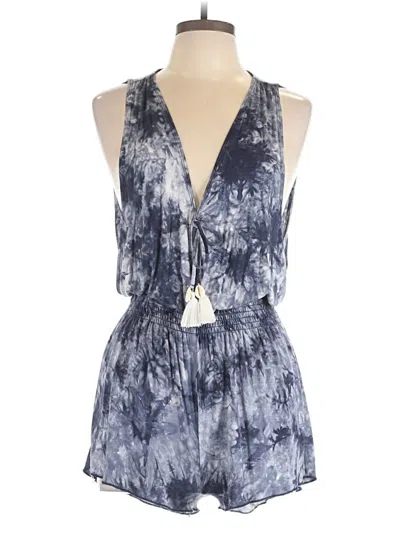 Pre-owned Becca Romper In Blue