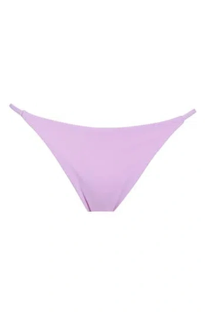 Becca Side Tie Bikini Bottoms In Purple