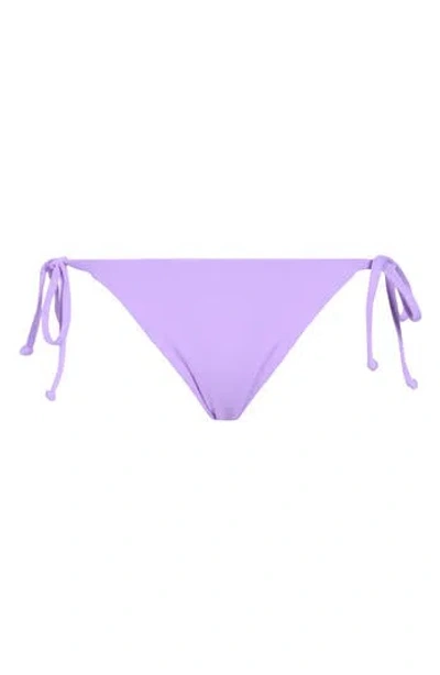 Becca Side Tie Bikini Bottoms In Lilac