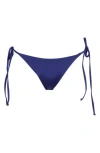 Becca Side Tie Bikini Bottoms In Navy
