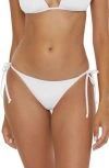 Becca Color Code Side Tie Bikini Bottoms In White