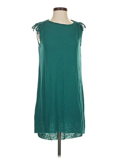 Pre-owned Becca Sleeveless Top Teal Boatneck Tops
