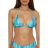 Becca Solar Energy Triangle Bikini Top In Blue