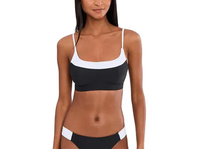 Becca Sport Mode Cara Square Neck Bralette In Black