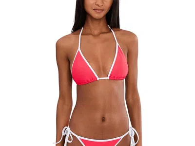 Becca Sport Mode Cheryl Triangle Top In Red