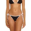 Becca Sport Mode Side Tie Bikini Bottoms In Black