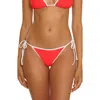 Becca Sport Mode Demi Basic Tie Side Bottom In Red