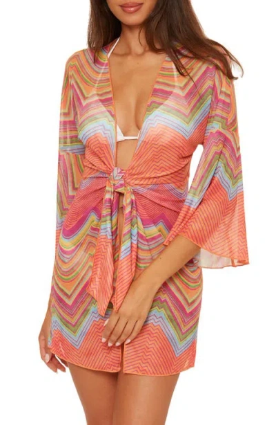 Becca Summer Sunrise Tie Front Tunic