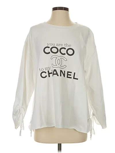 Pre-owned Becca Sweatshirt In White