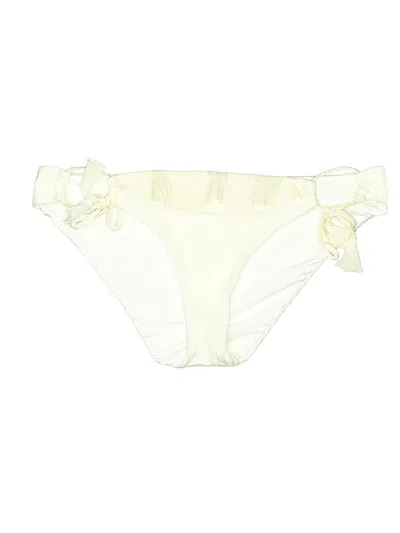 Pre-owned Becca Swimsuit Bottoms In Ivory