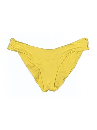 Pre-owned Becca Swimsuit Bottoms In Yellow