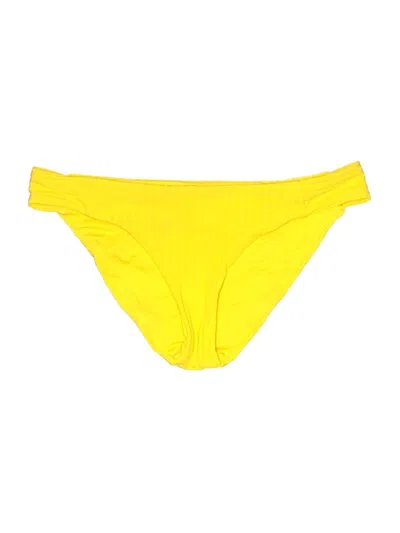 Pre-owned Becca Swimsuit Bottoms In Yellow