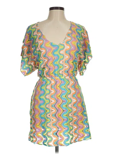 Pre-owned Becca Swimsuit Cover Up In Green