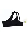 Becca Swimsuit Top Black Solid Pattern Swimwear In Black