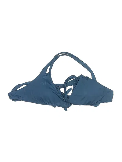 Pre-owned Becca Swimsuit Top Blue Swimwear