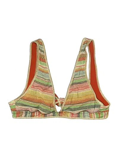 Pre-owned Becca Swimsuit Top Green Swimwear
