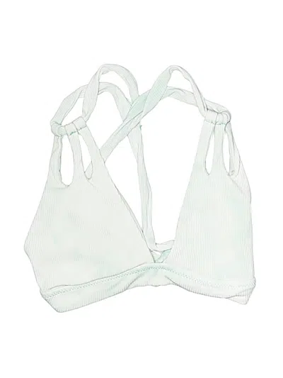 Pre-owned Becca Swimsuit Top Ivory Swimwear