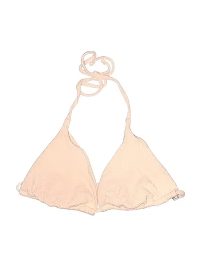 Pre-owned Becca Swimsuit Top Ivory Swimwear
