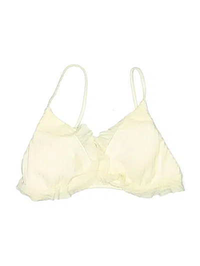 Pre-owned Becca Swimsuit Top Ivory Swimwear In White