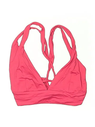 Pre-owned Becca Swimsuit Top Pink Swimwear