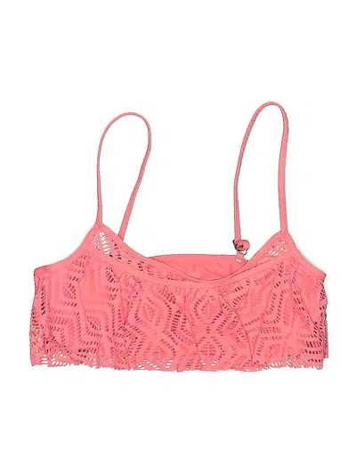 Pre-owned Becca Swimsuit Top Pink Swimwear