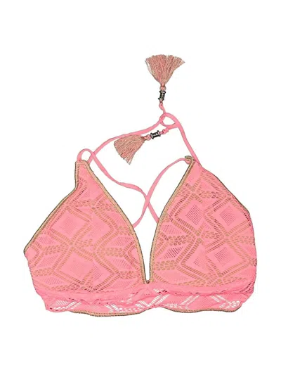 Pre-owned Becca Swimsuit Top Pink Swimwear