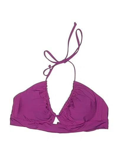 Pre-owned Becca Swimsuit Top Purple Swimwear