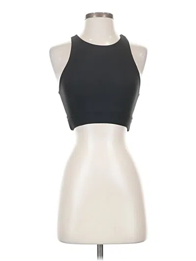 Pre-owned Becca Tank Top Black Halter Neckline Tops