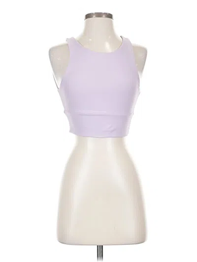 Pre-owned Becca Tank Top Purple Halter Neckline Tops