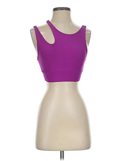 Pre-owned Becca Tank Top Purple Strapless Neckline Tops